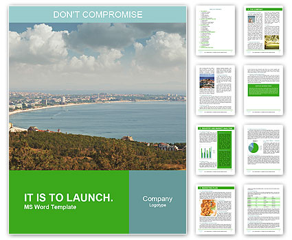 Seashore Word Template