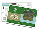 Rural Fields Postcard Template
