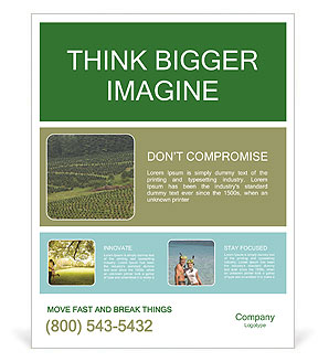 Rural Fields Poster Template