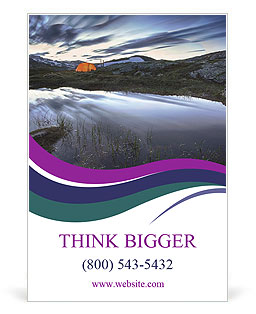 Mountains Masterpiece Ad Template