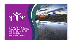 Mountains Masterpiece Business Card Template