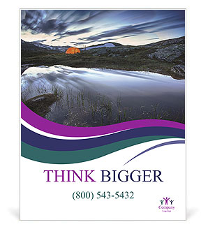 Mountains Masterpiece Poster Template