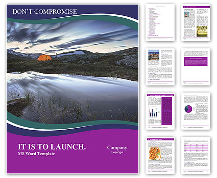 Mountains Masterpiece Word Template