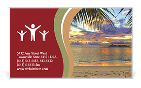Perfect Sunset Business Card Template