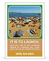 Crowded Beach Ad Template