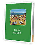 Crowded Beach Presentation Folder