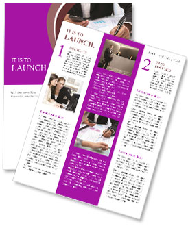 Analyzing Data And Statistics: Successful Asian Businesswomen In Action Newsletter Template