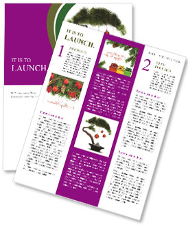 Celebrating Chinese New Year With A Red Sphere Decorated Bonsai Pine Newsletter Template