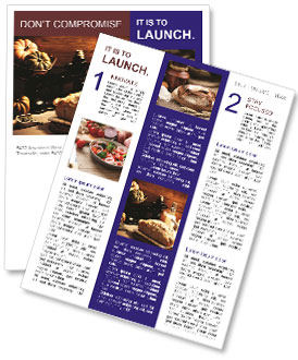 Farmhouse-Style Setting Offers Delicious Pumpkin Seed Bread, Freshly Baked Newsletter Template