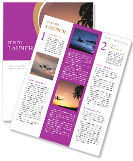 Discover The Wonders Of Flying: Everything You Need To Know About Airplanes Newsletter Template
