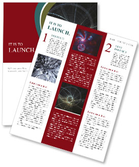 Techno-Inspired Abstract Background For Design Purposes Newsletter Template