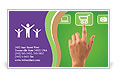 Selecting Shopping Cart Icon From Green Media Symbols By Hand Business Card Template