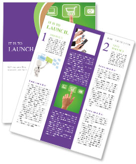 Selecting Shopping Cart Icon From Green Media Symbols By Hand Newsletter Template