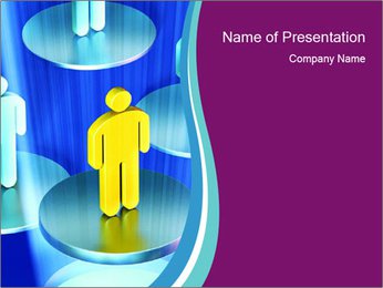 Leader in Business PowerPoint Template