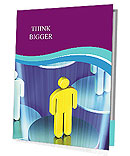 Digital Illustration Of People Standing On Metal Supports In A Conceptual Image. Presentation Folder