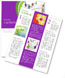 Network Diagram Showing Interconnected People With Arrows Newsletter Template