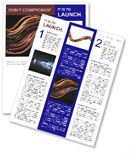 Black Background With Multicolored Computer Cable - Eye-Catching Tech Accessory Newsletter Template