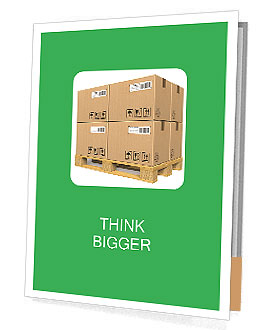 Palletized Cardboard Boxes: Efficient Storage And Shipping Solution Presentation Folder