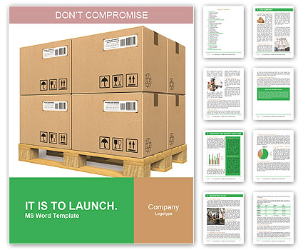 Palletized Cardboard Boxes: Efficient Storage And Shipping Solution Word Template