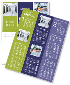 Server Room With Computer Racks, Internet Network, And Digital Tv Receiver Newsletter Template