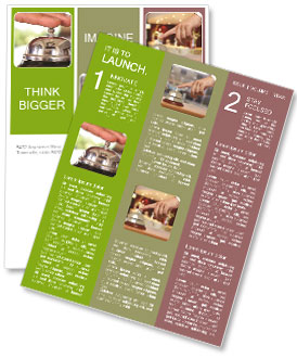 Hotel Bell In Use: A Collection Of Hotel-Related Photos Newsletter Template