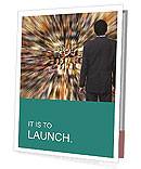 Creating A Visual Representation For Social Media Marketing In Business Presentation Folder