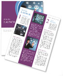 Focused Businessman Utilizing Modern Technology In The Workplace Newsletter Template