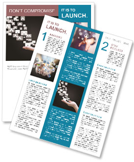 Social Media Platform For Hand Holding And Connection Newsletter Template