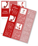 Isolated Illustration Of A Red Phone On A White Background Newsletter Template