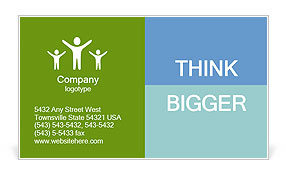 Isolated Symbol Of Leadership And Education With Gears And Cogs Inside A Human Head Shape, Representing The Transfer And Sharing Business Card Template