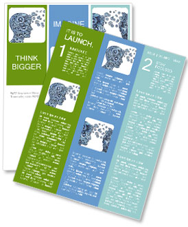 Izolovaný symbol vedení a vzdělávání s ozubenými koly a ozubenými koly uvnitř tvaru lidské hlavy, představující přenos a sdílení Newsletter