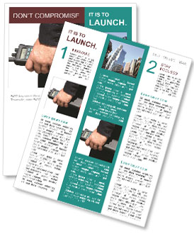 Safety Alertness Newsletter Template