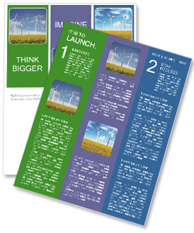 Exploring Wind Turbines As A Sustainable Alternative Energy Source Newsletter Template
