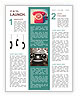 Desk Decor: Vintage Telephone Newsletter Template