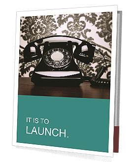 Desk Decor: Vintage Telephone Presentation Folder