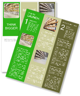 Spacious And Well-Lit Warehouse Interior With Modern Design Newsletter Template