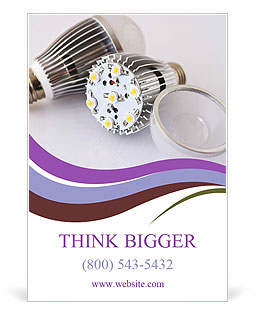 Uncovered 1 Watt Smd Led Light Bulbs With Dual Chips Ad Template