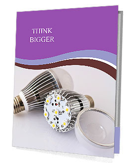 Uncovered 1 Watt Smd Led Light Bulbs With Dual Chips Presentation Folder