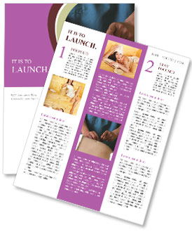 Acupuncture Treatment: A Man Receiving Needle Placement On His Stomach By A Practitioner Newsletter Template