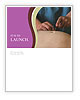 Acupuncture Treatment: A Man Receiving Needle Placement On His Stomach By A Practitioner Newsletter Template