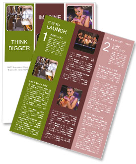 Woman Pouring Beer Into Glass While Waiting - A Refreshing Sight Newsletter Template