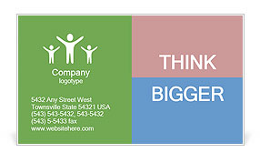 Sight Testing Services Provided By An Optometrist For Patients. Business Card Template