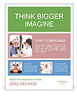 Sight Testing Services Provided By An Optometrist For Patients. Poster Template