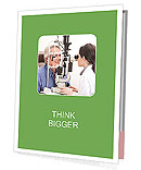 Sight Testing Services Provided By An Optometrist For Patients. Presentation Folder