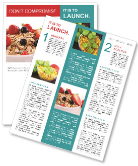 Berry Fruit Cereals: A Delicious And Nutritious Breakfast Option Newsletter Template