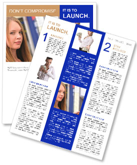 Drawing Cash From An Atm: A Girl's Transaction Newsletter Template