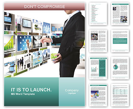 Isolated Streaming Images Of Businessmen On White Background For Marketing And Advertising Word Template