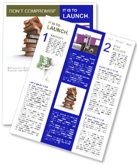 Créer un rendu 3D d'un assortiment de classeurs à anneaux de bureau Newsletter