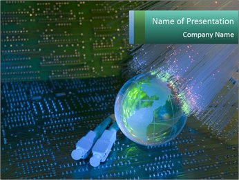 Global Data Storage PowerPoint Template