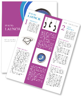 Illustration Of Stock Vector Blue Phone Button Design Newsletter Template